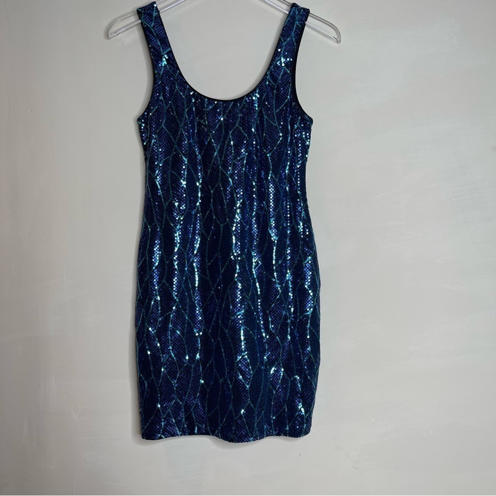 Lily Rose Sequine Mini Sleeveless Dress